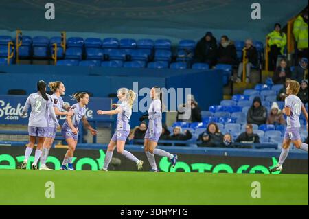 Liverpool, Royaume-Uni. 23 janvier 2026. Pendant le match Barcleys WSL entre Everton et Brighton au Goodison Park, Liverpool, Angleterre. Crédit : SPP Sport Press photo. /Alamy Live News Banque D'Images