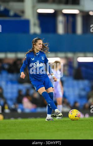 Liverpool, Royaume-Uni. 23 janvier 2026. Pendant le match Barcleys WSL entre Everton et Brighton au Goodison Park, Liverpool, Angleterre. Crédit : SPP Sport Press photo. /Alamy Live News Banque D'Images