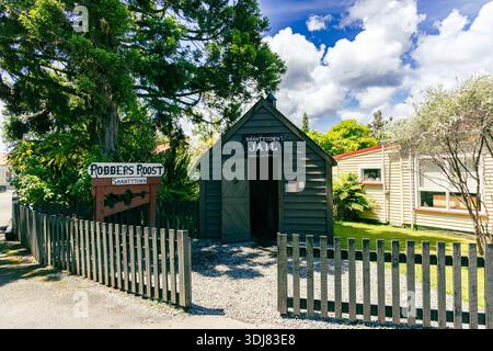 Robbers Roost Shantytown Jail Historic Building Banque D'Images