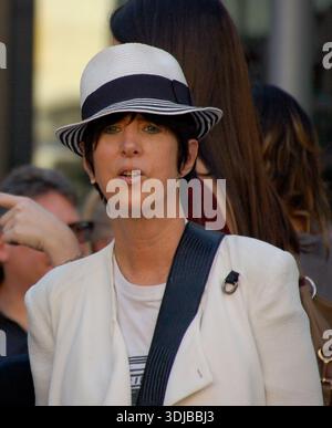 L'auteur-compositeur Diane Warren assiste à la cérémonie des stars du Hollywood Walk of Fame en l'honneur de Jennifer Hudson à Hollywood, Californie, le 13 novembre 2013. Banque D'Images