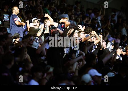 Melbourne, Victoria, Australie. 26 janvier 2026. MELBOURNE, AUSTRALIE - JANVIER 26 : les fans alors que Melbourne Victory affronte Sydney FC lors de la 14e manche masculine de A-League à AAMI Park le 26 janvier 2026 à Melbourne, Australie (crédit image : © Chris Putnam/ZUMA Press Wire) USAGE ÉDITORIAL SEULEMENT ! Non destiné à UN USAGE commercial ! Banque D'Images