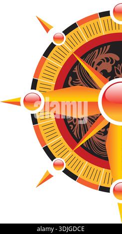 Art vectoriel de roue et graphiques Illustration de Vecteur