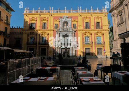 Bâtiment Centro Cultural Fundación Unicaja de Málaga, Málaga, Andalousie, Espagne Banque D'Images