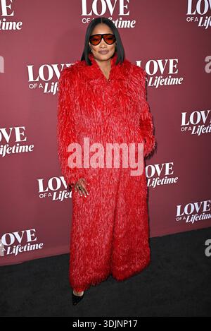Los Angeles, États-Unis. 27 janvier 2026. Garcelle Beauvais arrive à la célébration « Love of A Lifetime », animée par Lifetime at Poppy le 27 janvier 2026 à Los Angeles, CA. © Starbuck/ Credit : AFF/Alamy Live News Banque D'Images