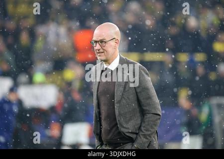 Dortmund, Allemagne 28 janvier 2026 : Ligue des Champions - 2025/2026 - Borussia Dortmund v. Inter Milan sur la photo : Borussia Dortmund Directeur général Carsten Cramer (Borussia Dortmund) Banque D'Images
