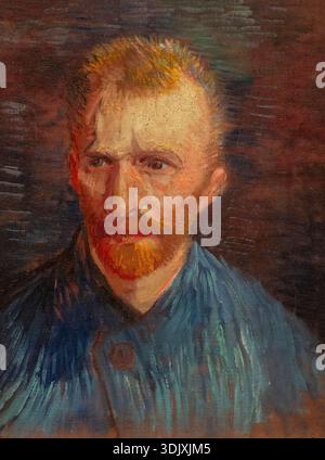 Autoportrait, Vincent van Gogh, 1887 Banque D'Images
