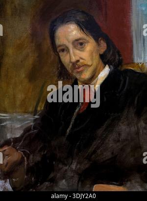 Robert Louis Stevenson, par Sir William Blake Stevenson, 1887 Banque D'Images