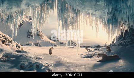 Mufasa : le Roi Lion année : 2024 USA réalisé par : Barry Jenkins animation Banque D'Images