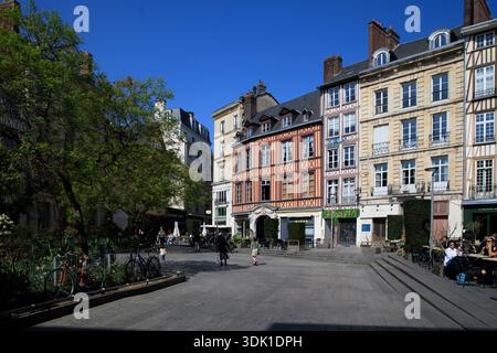 France, région Normandie, département Seine-maritime, Rouen, rive droite, place de la Pucelle, Banque D'Images