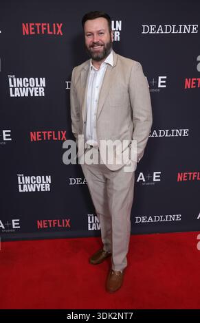 28 janvier 2026 - Los Angeles, Californie - Taran Killam la première célébration de la saison 4 de 'The Lincoln Lawyer' s'est tenue au PMC Rooftop Terracel à Los Angeles. Crédit photo : AdMedia /MediaPunch Banque D'Images