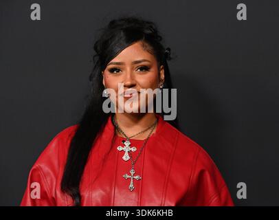 Los Angeles, États-Unis. 29 janvier 2026. Journee arrive à Spotify's 2026 Best New Artist Party qui a eu lieu au Lot le 29 janvier 2026 à Los Angeles, CA. © Tammie Arroyo/AFF-USA.com crédit : AFF/Alamy Live News Banque D'Images