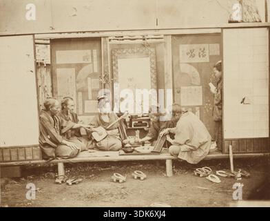 Intérieurs, 1884. Banque D'Images