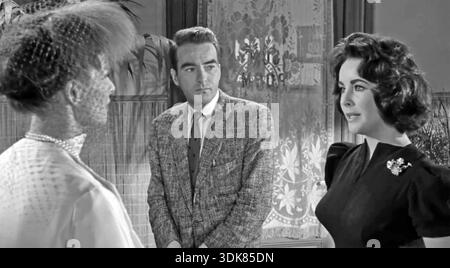 SOUDAIN, L'ÉTÉ DERNIER 1959 Columbia Pictures film avec de gauche à droite : Katherine Hepburn, Montgomery Clift, Elizabeth Taylor Banque D'Images