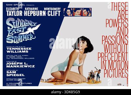 SOUDAIN, L'ÉTÉ DERNIER 1959 Columbia Pictures film avec Elizabeth Taylor dans le rôle de Cathy Holly Banque D'Images