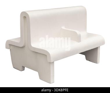 Ce banc a un design simple et est fabriqué à partir de matériaux solides. Il peut être utilisé dans des endroits extérieurs ou intérieurs comme les parcs, les jardins ou les cafés. Ça correspond à var Banque D'Images