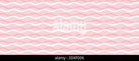 Motif sans couture unique avec des lignes bouclées grunge. Girly Baby Doodle pour une toile de fond personnalisée. Illustration vectorielle Illustration de Vecteur
