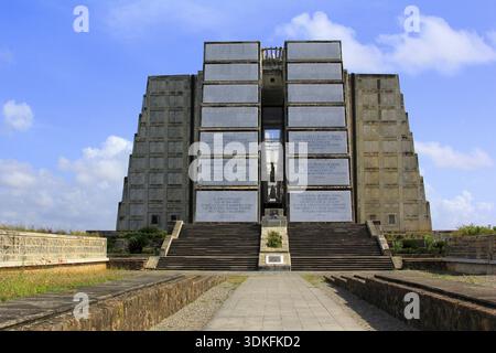 Santo Domingo, République Dominicaine - 4 janvier 2018 : Christophe Colomb Monumental leuchtturm à Santo Domingo, République Dominicaine Banque D'Images