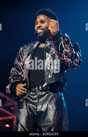 L'auteur-compositeur-interprète américain Jason Derulo en concert lors de son « Last Dance World Tour » à l'O2, Londres Banque D'Images