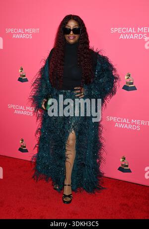 Los Angeles, États-Unis. 31 janvier 2026. Chaka Khan arrive à la cérémonie des Special Merit Awards et à la 68e réception annuelle des nominés AUX GRAMMY AWARDS au Wilshire Ebell le 31 janvier 2026 à Los Angeles, CA. © Tammie Arroyo/AFF-USA.com crédit : AFF/Alamy Live News Banque D'Images