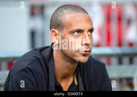 5 août 2006 tournoi d'Amsterdam. L'Ajax d'avant-saison vs Manchester United. Manchester United et England International Rio Ferdinand Banque D'Images