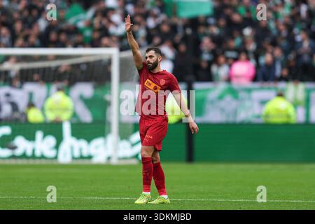 Sevilla, Espagne. 1er février 2026. Luis Rioja de Valence lors du match la Liga EA Sports entre le Real Betis et le Valencia CF a joué au stade la Cartuja le 1er février 2026 à Séville, en Espagne. (Photo de Antonio Pozo/PRESSIN) crédit : Presinphoto SPORT AGENCY/Alamy Live News Banque D'Images