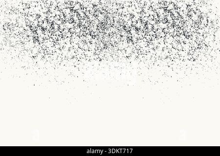 Texture de poussière de grain subtile. Vector Distressed grunge Urban texture noire. Vaporiser un fond grunge rugueux. Effet grain texturé noir et blanc. Illustration de Vecteur