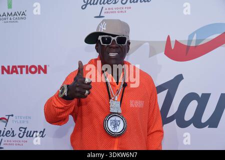Hollywood palladium le 1er février 2026 à Los Angeles, Californie. Flavor Flav assiste à la 7e soirée annuelle Jam for Janie GRAMMY Awards au Hollywood palladium le 1er février 2026 à Los Angeles, en Californie. Photo : Crash/imageSPACE /MediaPunch crédit : MediaPunch Inc/Alamy Live News Banque D'Images