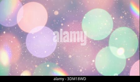 arrière-plan flou bulles de savon douces ou effet de ballons créant une ambiance romantique idéale pour les albums photo de bébé instagram stories mode tableaux d'humeur peut Banque D'Images