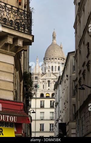 Basilique du Sacré-cœur à Montmartre, Paris France Banque D'Images