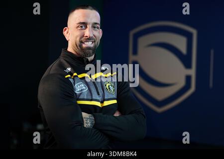 Paul Vaughan des York Knights lors du lancement de la Betfred Super League 2026 au National Football Museum de Manchester. Date de la photo : mercredi 4 février 2026. Banque D'Images