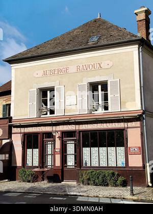 L'Auberge Ravoux était la loge Vincent Van Gogh du 20 mai 1890 jusqu'à sa mort le 29 juillet 1890, à Auvers-sur-Oise Banque D'Images