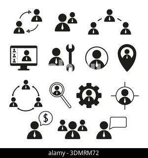 Icône Ajouter un utilisateur. Nouveau profil de membre. Vecteur de compte social professionnel. Personne plus emblème. Signe d'invitation de contact. SPE 10. Illustration de Vecteur