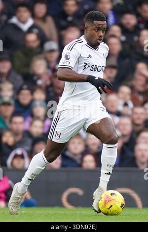 Ryan Sessegnon de Fulham lors du match Fulham contre Everton premier League à Craven Cottage, Londres, Angleterre, le 7 février 2026 crédit : Dylan Hepworth/Every second Media Banque D'Images