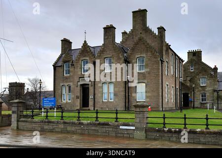 Le Lerwick Sheriff court Building, Lerwick Town, Shetland Isles, Écosse. Banque D'Images