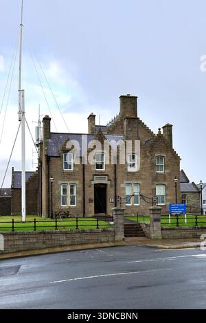 Le Lerwick Sheriff court Building, Lerwick Town, Shetland Isles, Écosse. Banque D'Images