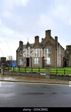 Le Lerwick Sheriff court Building, Lerwick Town, Shetland Isles, Écosse. Banque D'Images