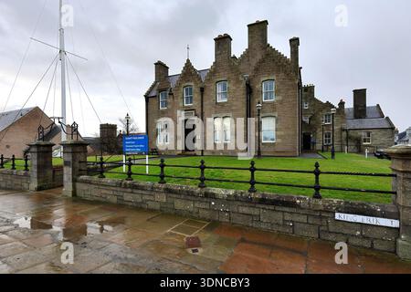 Le Lerwick Sheriff court Building, Lerwick Town, Shetland Isles, Écosse. Banque D'Images