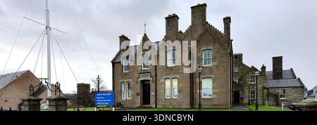 Le Lerwick Sheriff court Building, Lerwick Town, Shetland Isles, Écosse. Banque D'Images
