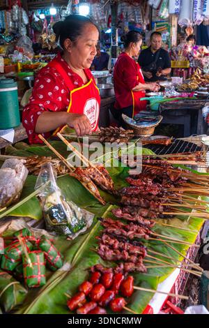 Laos, Savannakhet, le grand marché Savanxay Banque D'Images