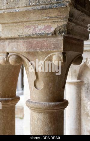abbaye, Abbaye de Fontenay (Côte d'Or), architecture, Bourgogne, Bourgogne-Franche-Comté, catholicisme, catholique, christianisme, cistercien, cloitre, colonne, cote-d'Or (Département), Edifice religieux, église, Europe, exterieur, France, GR 213 (France), interieur, Marmagne (Côte-d'Or), Patrimoine mondial de l'UNESCO, pierre (matière), sans personne Banque D'Images