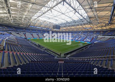 Veltins-Arena - 2ème Bundesliga - FC Schalke 04 vs SG Dynamo Dresde le 07.02.2026 au Veltins-Arena de Gelsenkirchen, Allemagne Banque D'Images