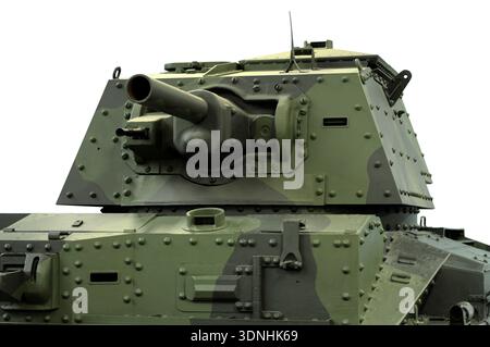 Fond blanc du réservoir Banque D'Images