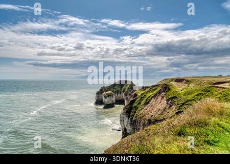 Filey Coastline, North Yorkshire, Angleterre Banque D'Images