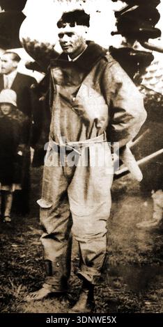 Mai 1927 Charles Lindbergh lors de son vol Spirit of St Louis Banque D'Images