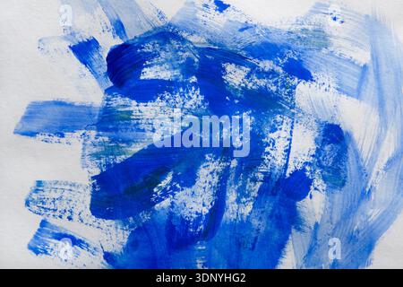 Coups de pinceau aquarelle sur la texture du papier Banque D'Images