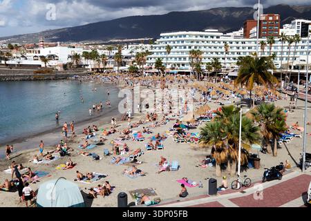 playa de la pinta costa adeje tenerife îles canaries espagne Banque D'Images