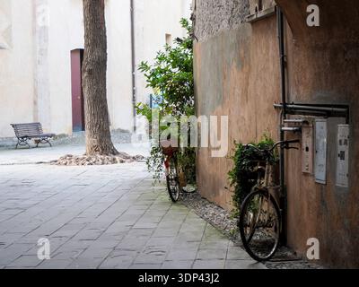 finalborgo village médiéval en ligurie riviera italienne Banque D'Images