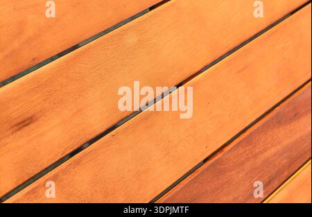 Fond de texture de planche en bois orange motif diagonal haute résolution fond d'écran Banque D'Images