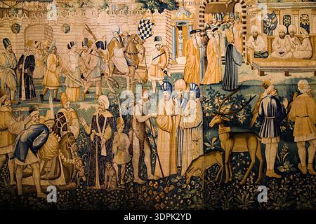 Émirats arabes Unis, Abou Dhabi, Louvre, Mamelouks esposition, Égypte, Banque D'Images