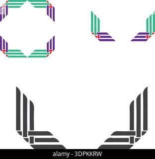 Éléments de conception de logo Set conception de vecteur Illustration de Vecteur